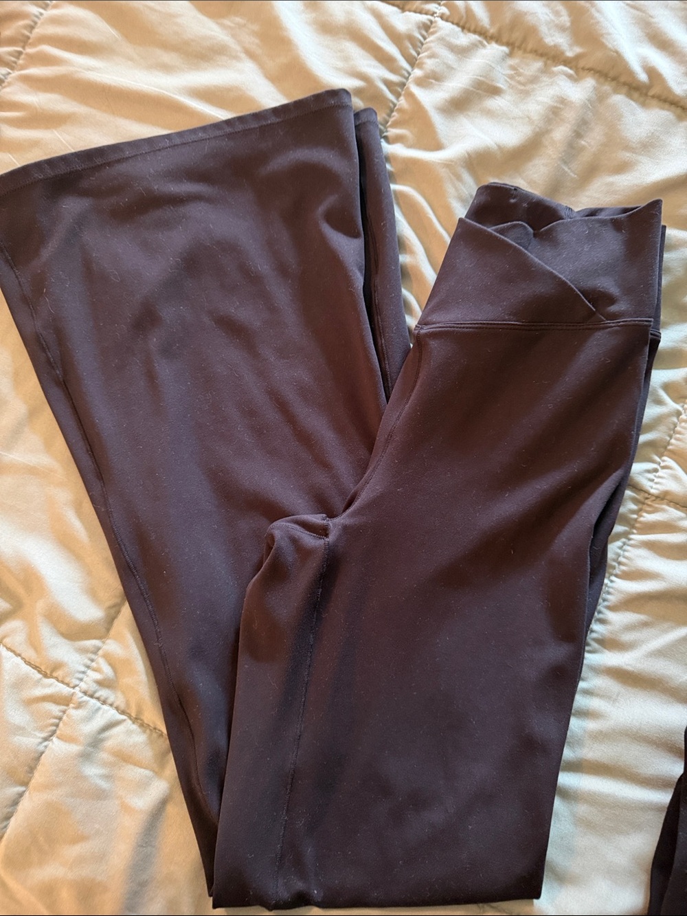 Stretch Flare Leggings in Black